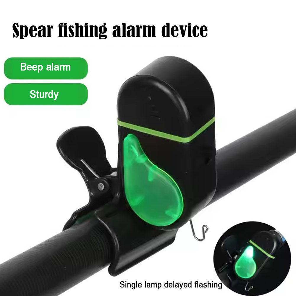Fish Alarm - สัญญาณเตือนการกัดปลาแบบอิเล็กทรอนิกส์ พร้อมไฟ LED คลิปหนีบคันเบ็ด เสียงเตือนดัง ไวต่อการกัดปลา