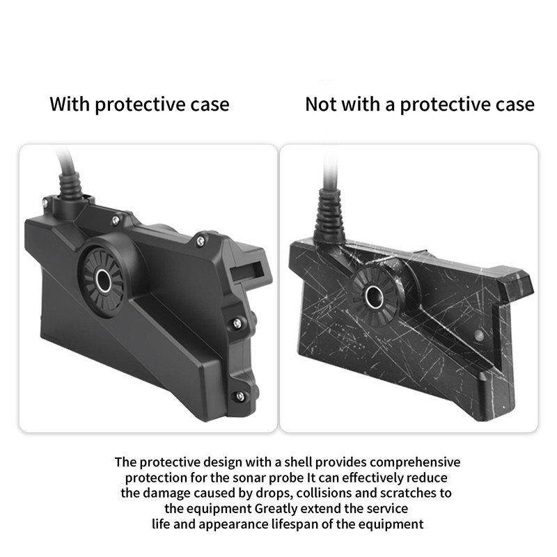 Fish Finder Mount - ฝาครอบป้องกันหัวตรวจจับปลาใต้น้ำรุ่นใหม่ ปี 2025 สำหรับ Garmin Livescope