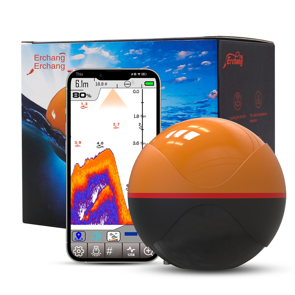 เครื่องหาปลาอัจฉริยะแบบสองความ - Fish Finder Battery บทวิจารณ์และราคา
