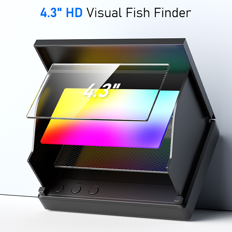 เครื่องหาปลาแบบพกพา LCD ขนาด 4 - Fishing Depth Finder บทวิจารณ์และราคา