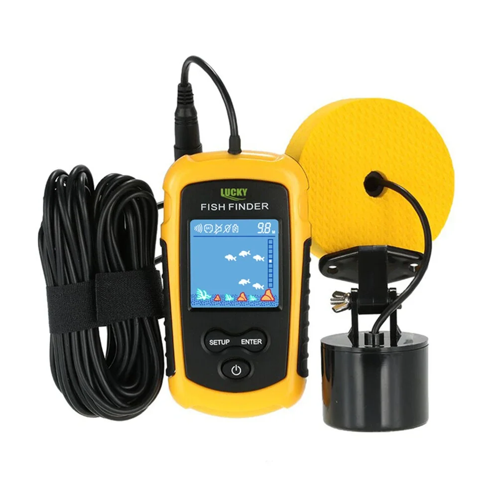 Lucky หน้าจอสี LCD แบบพกพา Fis - Fishing Depth Finder บทวิจารณ์และราคา