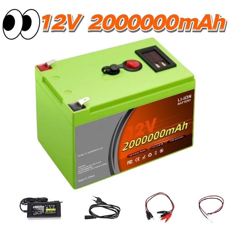 แบตเตอรี่ลิเธียมแบบชาร์จไฟได้  - Fish Finder Charger บทวิจารณ์และราคา